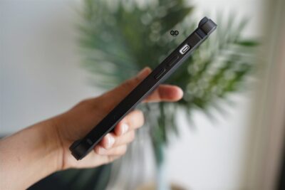 Black Fiber Bumper for iPhone 13 Mini (Bumper, not a Case)