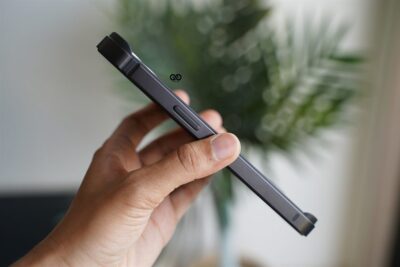 Black Fiber Bumper for iPhone 13 Mini (Bumper, not a Case)