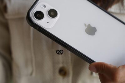 Black Fiber Bumper for iPhone 13 Mini (Bumper, not a Case)