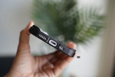 Black Fiber Bumper for iPhone 13 Mini (Bumper, not a Case)