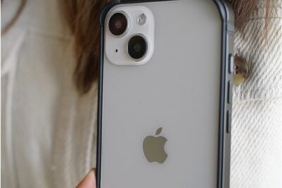 Black Fiber Bumper for iPhone 13 Mini (Bumper, not a Case)