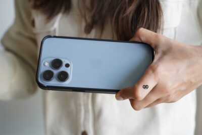 Black Fiber Bumper for iPhone 13 Pro (Bumper, not a Case)