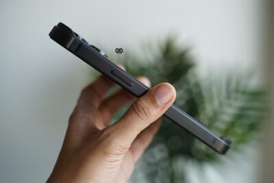 Black Fiber Bumper for iPhone 13 Pro (Bumper, not a Case)