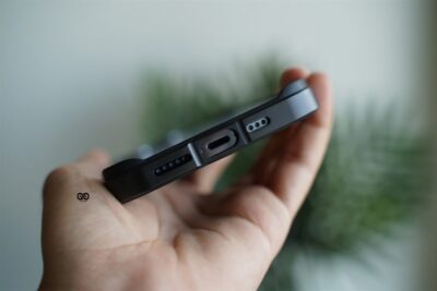 Black Fiber Bumper for iPhone 13 Pro (Bumper, not a Case)