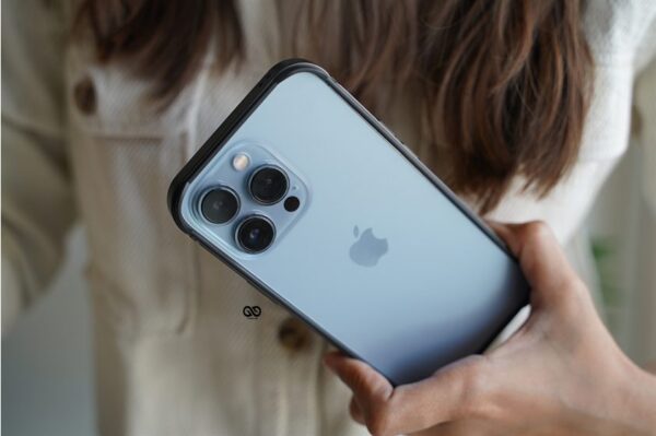 Black Fiber Bumper for iPhone 13 Pro (Bumper, not a Case)
