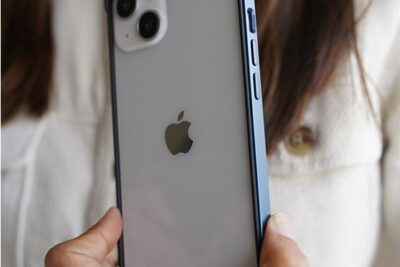 Sierra Blue Fiber Bumper for iPhone 14 Plus (Bumper, not a Case)