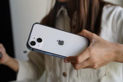 Sierra Blue Fiber Bumper for iPhone 14 Plus (Bumper, not a Case)