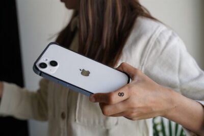 Sierra Blue Fiber Bumper for iPhone 14 Plus (Bumper, not a Case)