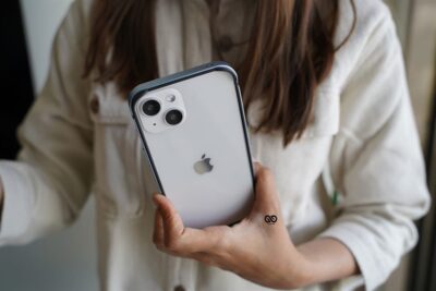 Sierra Blue Fiber Bumper for iPhone 14 Plus (Bumper, not a Case)