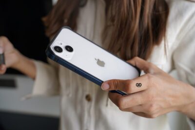 Lapis Blue Fiber Bumper for iPhone 14 (Bumper, not a Case)