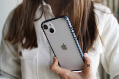 Lapis Blue Fiber Bumper for iPhone 14 (Bumper, not a Case)
