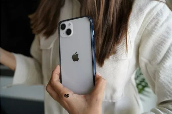Lapis Blue Fiber Bumper for iPhone 13 (Bumper, not a Case)