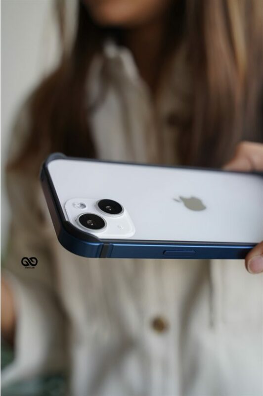 Lapis Blue Fiber Bumper for iPhone 13 Mini (Bumper, not a Case)