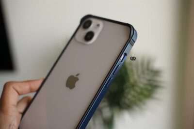 Lapis Blue Fiber Bumper for iPhone 14 (Bumper, not a Case)