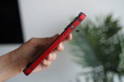 Red Fiber Bumper for iPhone 13 Pro (Bumper, not a Case)