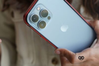 Red Fiber Bumper for iPhone 13 Pro (Bumper, not a Case)