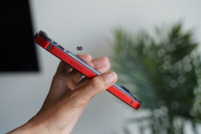 Red Fiber Bumper for iPhone 13 Pro (Bumper, not a Case)
