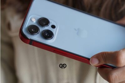 Red Fiber Bumper for iPhone 13 Pro (Bumper, not a Case)
