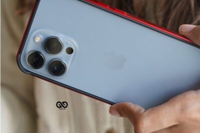 Red Fiber Bumper for iPhone 13 Pro (Bumper, not a Case)