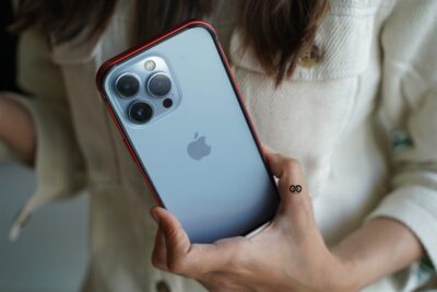 Red Fiber Bumper for iPhone 13 Pro (Bumper, not a Case)