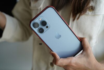 Red Fiber Bumper for iPhone 13 Pro (Bumper, not a Case)