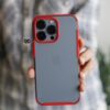 Red Slim Armor Matte Case for iPhone 13 Pro