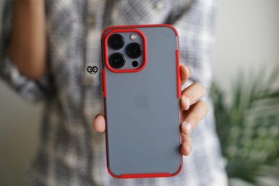 Red Slim Armor Matte Case for iPhone 13 Pro