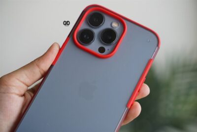 Red Slim Armor Matte Case for iPhone 13 Pro
