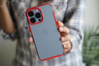 Red Slim Armor Matte Case for iPhone 13 Pro