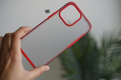 Red Slim Armor Matte Case for iPhone 13 Pro