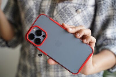 Red Slim Armor Matte Case for iPhone 13 Pro