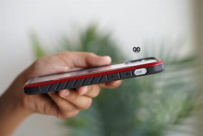 Red Tactical Defense case for iPhone 12