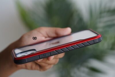 Red Tactical Defense case for iPhone 12
