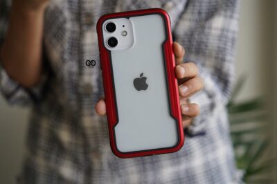 Red Tactical Defense case for iPhone 12