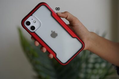 Red Tactical Defense case for iPhone 12