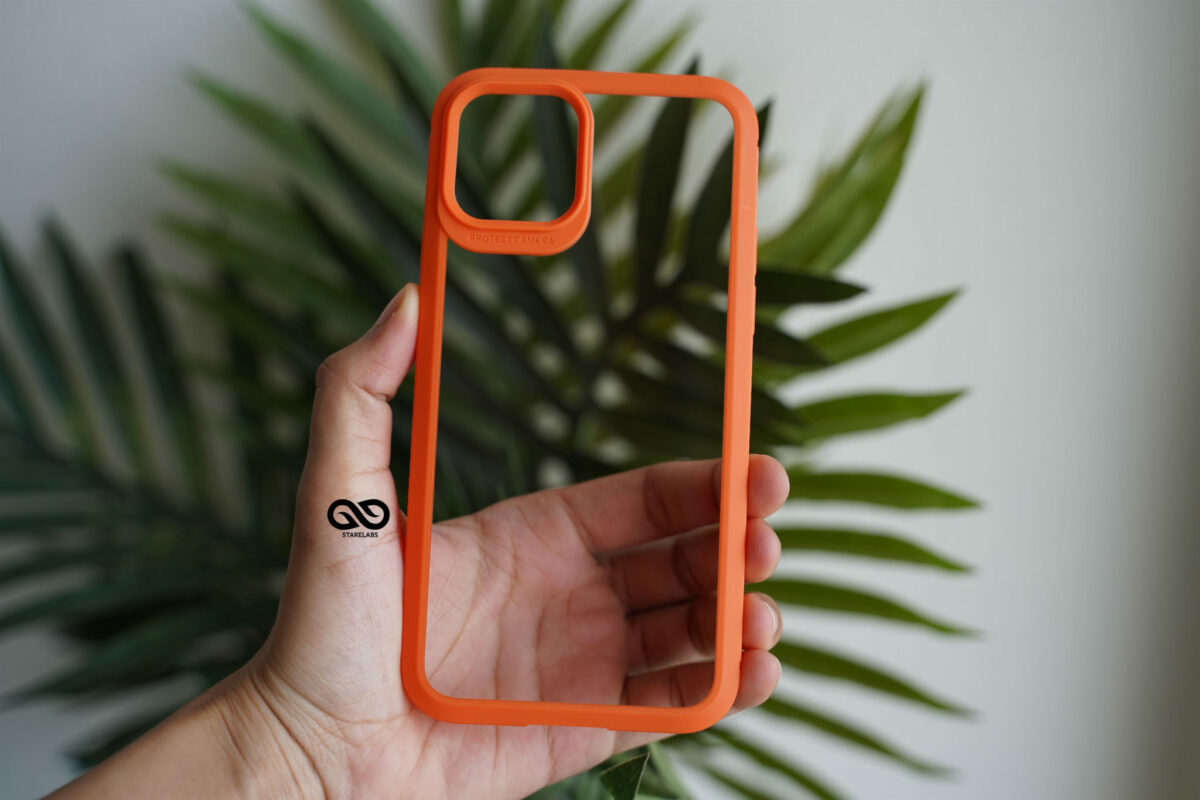 Rugged Border Clear Case For iPhone 11 Pro