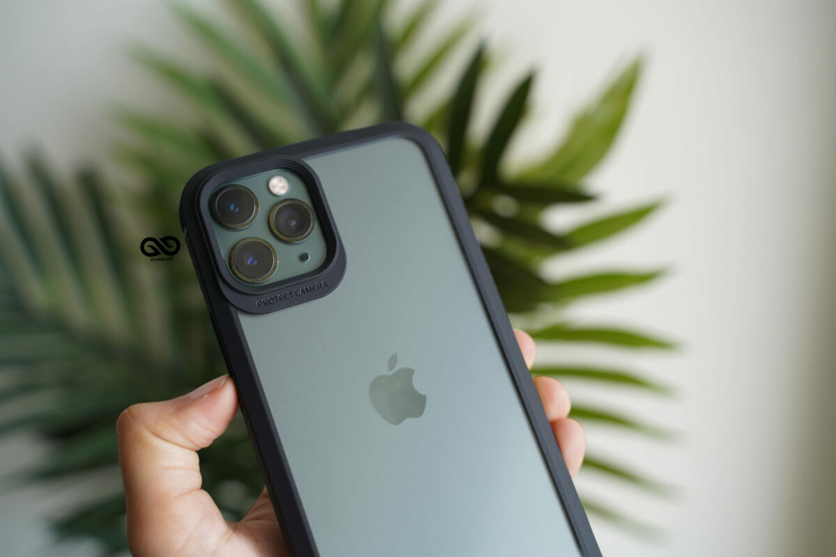 Rugged Border Clear Case For iPhone 11 Pro