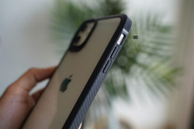 Rugged Border Clear Case For iPhone 11