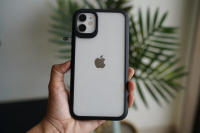 Rugged Border Clear Case For iPhone 11