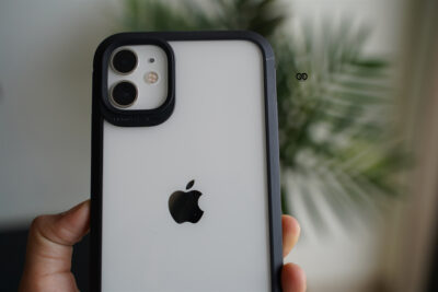 Rugged Border Clear Case For iPhone 11