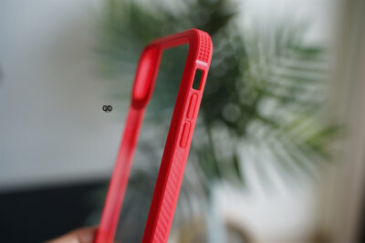 Rugged Border Clear Case For iPhone 11