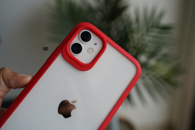 Rugged Border Clear Case For iPhone 11