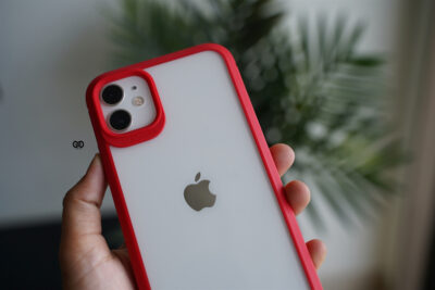 Rugged Border Clear Case For iPhone 11