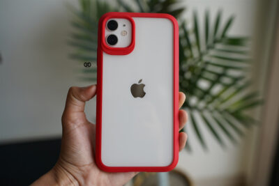 Rugged Border Clear Case For iPhone 11
