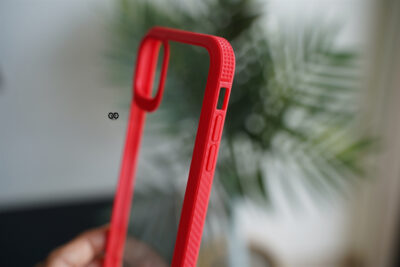 Rugged Border Clear Case For iPhone 11
