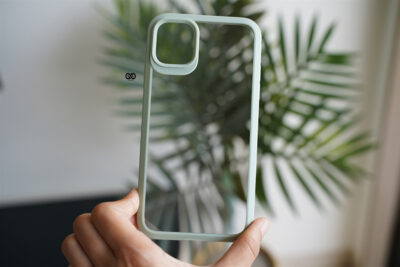 Rugged Border Clear Case For iPhone 11