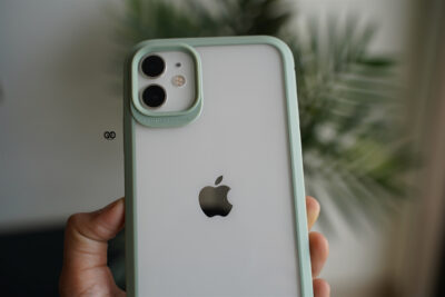 Rugged Border Clear Case For iPhone 11