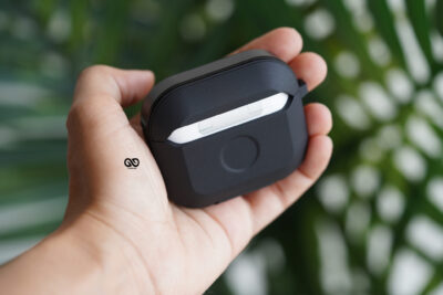 Black Space Grey Rugged airpod case for Airpods 3 (Old)