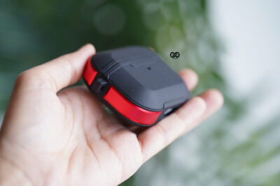 Black Red Rugged Airpods case for Airpods Pro