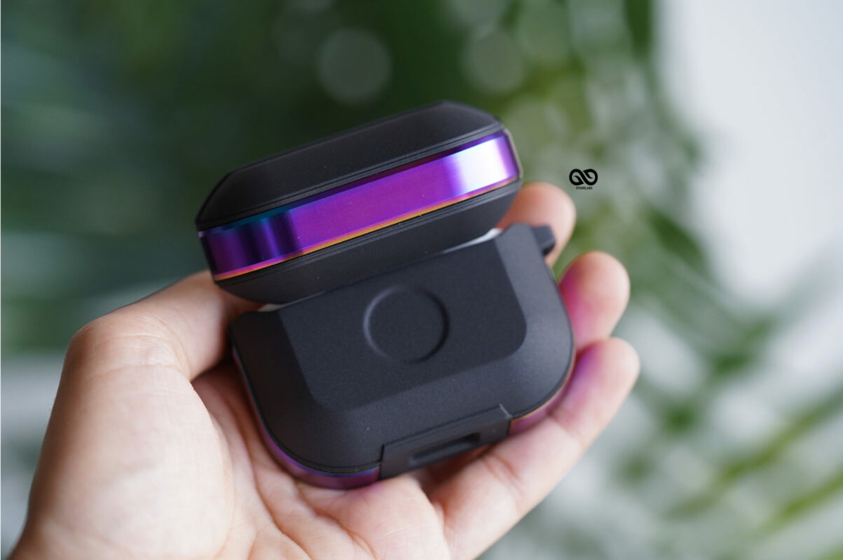 Black Rainbow Rugged airpod case for Airpods 3 (Old)